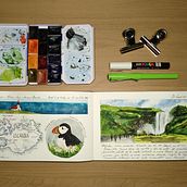 Mi Proyecto del curso: Cuaderno de viaje en acuarela. Sketchbook, Traditional illustration, and Watercolor Painting project by Paula Lapido - 03.13.2021