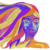 Ella de colores. Un proyecto de Dibujo digital de Melissa Rudin - 12.03.2014