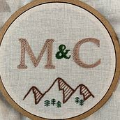 Meu projeto do curso: Técnicas básicas de bordado: pontos, composições e escalas cromáticas. Un proyecto de Bordado de esther_perovano - 12.03.2021