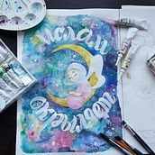 My project in Modern Watercolor Techniques course. Un progetto di Direzione artistica di Эльвира Шакирова - 12.03.2021