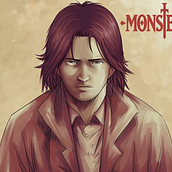 Fan art tributo a Naoki Urasawa "MONSTER". Traditional illustration project by Roberto Rincón - 11.19.2020