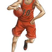 FAN ART Slam Dunk "Hanamichi Sakuragi". Traditional illustration project by Roberto Rincón - 12.30.2020