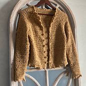 Mi Proyecto del curso:  Top-down: prendas a crochet de una sola pieza. Crochet project by marylaurarv - 03.15.2021