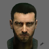 Cyberpunk Main Character(Ilustracion Digital).. Een project van Digitale illustratie van Bernardo López Rios - 13.03.2021