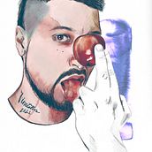 Mi Proyecto del curso: Retrato ilustrado con Procreate. Projekt z dziedziny R, sunek c, frow, Trad, c i jna ilustracja użytkownika Sebastián Vinet - 13.03.2021