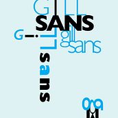 A Gill Sans Typography Poster. T, pograph, Design, Graphic Design, Digital Illustration, Editorial Illustration, T, and pograph project by Kira Ialongo - 03.13.2021