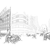 Desenho das Formigas. Architecture, and Traditional illustration project by Breno Quaioti - 10.13.2018