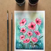 Mi Proyecto del curso: Técnicas de acuarela en negativo para ilustración botánica. Een project van Aquarelschilderen van Yosune Mendoza - 13.03.2021