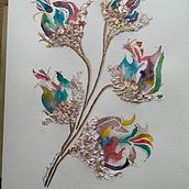 Flores del paraíso  Ein Projekt aus dem Bereich Aquarellmalerei von Angela Reyes Perea - 13.03.2021