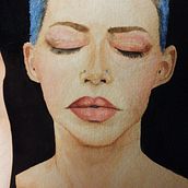 Meu projeto do curso: Retrato em aquarela a partir de uma fotografia. Un proyecto de Pintura a la acuarela de Joana Dias - 14.03.2021