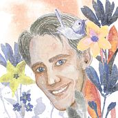 My project in Illustrated Portrait in Watercolor course. Watercolor Painting project by Veronika Carmichael - 03.14.2021