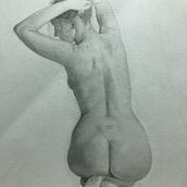 Mi Proyecto del curso: Dibujo de la figura humana en movimiento. Pencil Drawing project by Maria Rodriguez - 03.14.2021