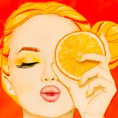 Nuevo proyecto. Citrus Flavors Collection. Artistic Drawing, Portrait Drawing, Traditional illustration, and Watercolor Painting project by Tamara Gómez Martín - 03.14.2021