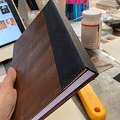 My project in Handmade Binding without Stitches course. Bookbinding project by Marisa Allende - 03.16.2021