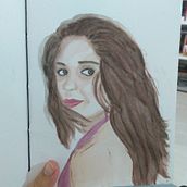 autoretrato em aquarela. Self-Portrait Photograph project by Barbara Dias - 03.15.2021