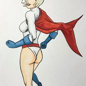 proyecto professor Takara curso: Diseño de personajes femeninos para cómics. Un projet de Conception de personnages, Illustration traditionnelle , et Peinture de Josué Cázares - 15.03.2021