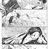 Comic Book Pages // Pencil and Inked Versions. Een project van Stripboek, Digitale tekening, Digitale illustratie,  Tekening, Traditionele illustratie,  Illustratie met inkt, Tekening met potlood, Stor y telling van Alper Çoban - 10.03.2021