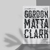 A Manifold Event: Gordon Matta-Clark. Poster Design project by Mehmet Ali Gorgu - 03.15.2021
