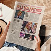 RÖVANŞ Newspaper Design (School Project) (TR). Information Design, T, pograph, and Design project by Mehmet Ali Gorgu - 03.15.2021