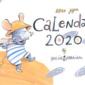 Calendar 2020. Children's Illustration, and Traditional illustration project by yulken - 12.15.2019