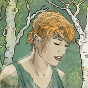 My project in Illustrated Portraits with Procreate course. Digital Drawing project by mistraldelune - 03.15.2021