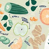 Jugo Verde. Traditional illustration project by Sofia Anush Bagcheian - 03.15.2021