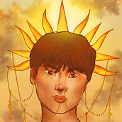My project: The God Of Sun. Digital Drawing project by Isadora Lopes - 03.15.2021