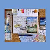 Mi Proyecto del curso: Cuaderno de viaje en acuarela. Watercolor Painting, and Sketchbook project by Tatiana - 03.15.2021