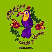 Flora y Fauna de México. Animation, Design, and Traditional illustration project by Berenice Priz - 03.16.2021