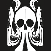 My project: A Kraken + a Skull. Un projet de Illustration vectorielle de Pedro Henrique Atilio - 16.03.2021
