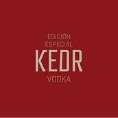 KEDR Vodka Special edition - Yuri Gagarin. Br, ing, Identit, and Graphic Design project by Maikol García - 03.16.2021