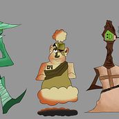 Mi Proyecto del curso: Fábrica de personajes ilustrados. Drawing, and Digital Drawing project by Angel Rico - 03.16.2021