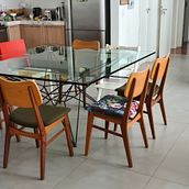 Mesa de Jantar em Aço e Vidro . % Fernando Carvalho de Paula Cortes tarafından hazırlanan Mobil, Ve a Tasarımı ve Yapımı projesi - 03.16.2021