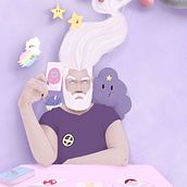 Mi Proyecto del curso: Procreate: técnicas de ilustración creativa. Un progetto di Bozzetti, Disegno digitale, Illustrazione tradizionale e Illustrazione digitale di Pink Necro - 16.03.2021