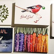 Postcards. Graphic Design, Printing, Product Design, and Watercolor Painting project by Emma Möller - 11.01.2020
