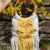Mi Proyecto del curso: Diseño y elaboración de bolsos en macramé. Macramé project by daylis.rg - 03.16.2021