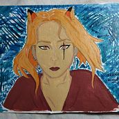 Raposa. Un proyecto de Pintura acrílica, Bellas Artes, Pintura y Pintura al óleo de Ana Bela Gonçalves - 23.03.2021
