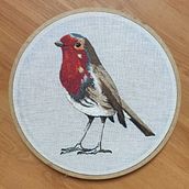 Meu projeto do curso: Pintar com linha: técnicas de ilustração têxtil. Un proyecto de Bordado de Lívia Fernandes Bomfim - 16.03.2021