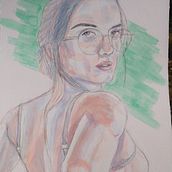 Acuarela - Nelly Becmac. Un proyecto de Pintura a la acuarela de Eduardo Cruz Hernández - 16.03.2021