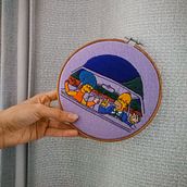 Escena bordada. Embroider project by Paola Bayod - 03.16.2021