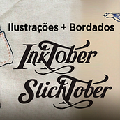Inktober + Stichtober . % Carolina Kuwabata tarafından hazırlanan Nakış, Geleneksel illüstras, Ve on projesi - 10.31.2020