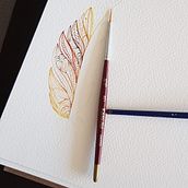 Plumas Ein Projekt aus dem Bereich Aquarellmalerei von Susana Triana A - 16.03.2021
