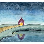 Castillo de Marfil. Ilustração tradicional, Ilustração infantil, e Pintura em aquarela projeto de Carolina Miguieles - 01.06.2020