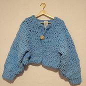 Mi Proyecto del curso:  Top-down: prendas a crochet de una sola pieza. Un progetto di Uncinetto di joanagarcimartin - 17.03.2021