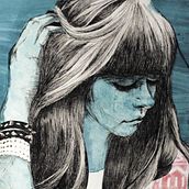 Layla. Un proyecto de Dibujo, Dibujo de Retrato, Ilustración tradicional e Ilustración con tinta de Alexandra Beltran Molina - 17.03.2017