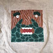 Meu projeto do curso: Bordado XL com agulha mágica. Bordado projeto de helenarua - 17.03.2021