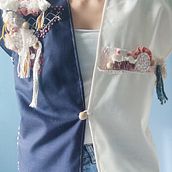 Mi Proyecto del curso: Diseño de prendas artesanales desde cero. Arts, Crafts, Fashion Design, Embroider, Sewing, DIY, Patternmaking, and Dressmaking project by dalilastextil - 03.17.2021