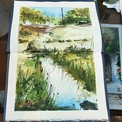 Mi Proyecto del curso:  Paisajes naturales en acuarela. Watercolor Painting project by Luis Lopez - 04.13.2021