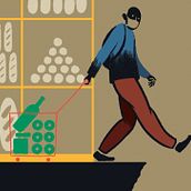 Consumo en tiempos de crisis. Editorial Illustration project by Lluis Ràfols - 03.17.2021