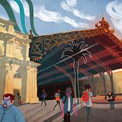 Mi Proyecto del curso: Ilustración arquitectónica: capta la personalidad de una ciudad. Digital Architecture project by jorge vergara salgado - 12.17.2020